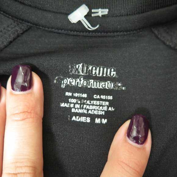 Extreme Performance Black Golf Shirt Polo - Picture 5 of 8